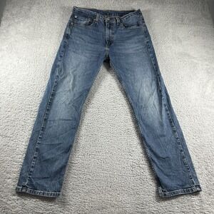 VINTAGE Levi's 505 Jeans Mens 32x30 (Fits 30x28.5) Blue Dark‎ Wash Faded Classic